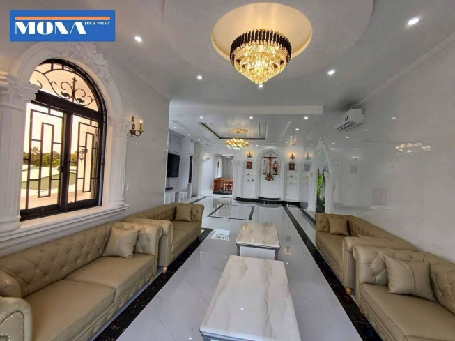 Công trình sơn nội thất Mona Paint