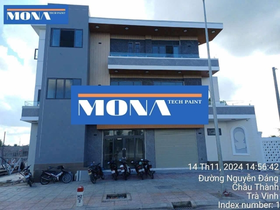 Công trình sơn ngoại thất Mona Paint