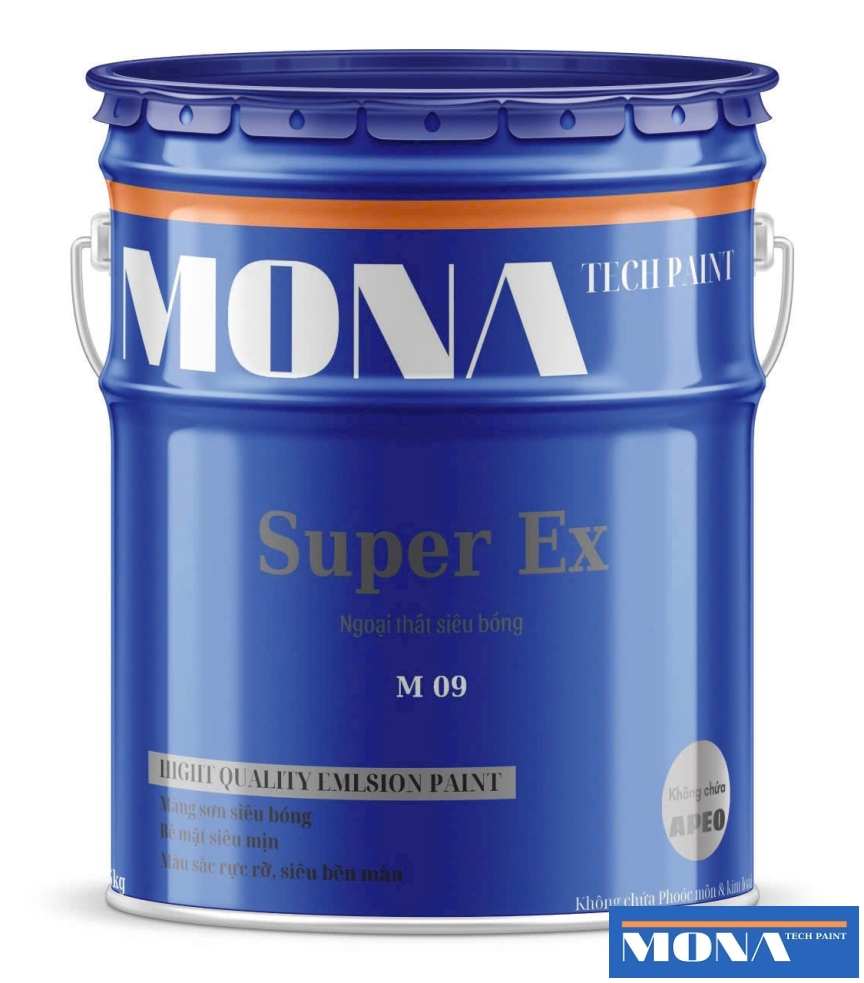 Sơn Mona ngoại thất siêu bóng M 09