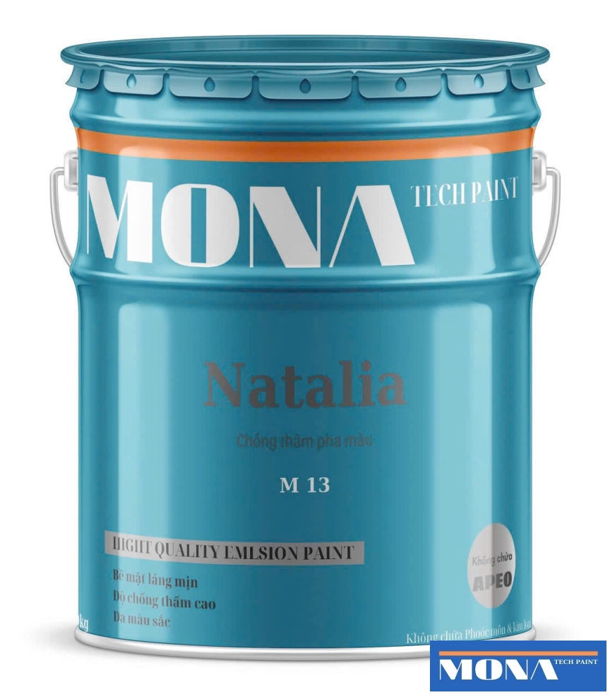 Sơn Mona chống thấm pha màu  M 13